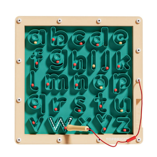 TopBright Magnetic Maze Alphabet Tracing Board