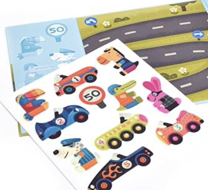 Djeco Create With Stickers: Cars