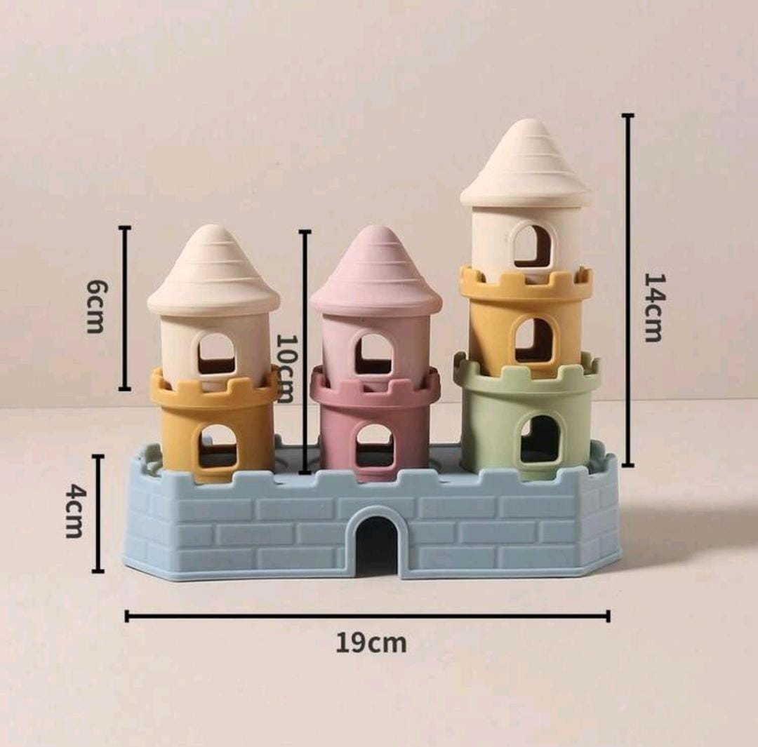 Silicone Stacking Castle
