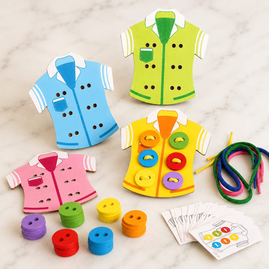 Clothing Button Threading Set