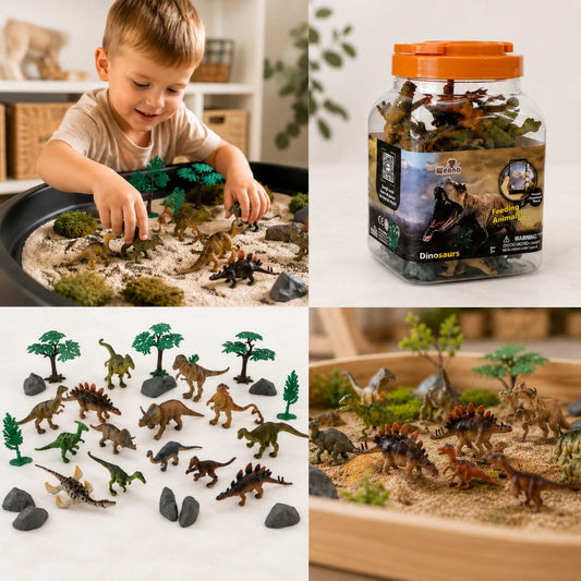 Dino Bucket Playset - 30 Piece