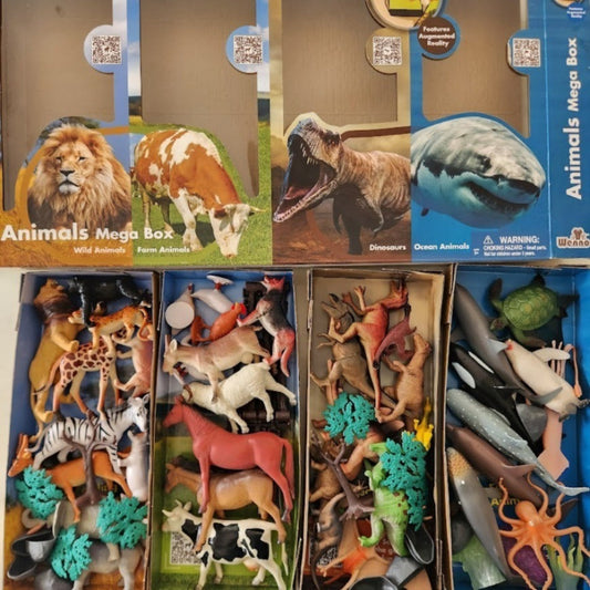 Animals Mega Box Playset - 60 Piece