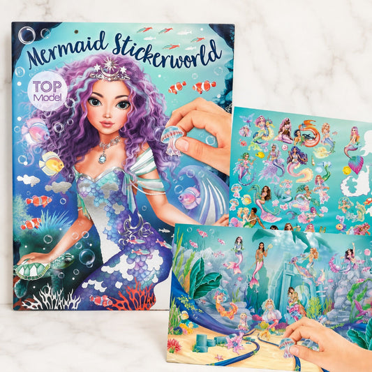 Top Model Metallic Sticker World Mermaid