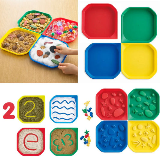 EDX Education Activity Play Trays (Set Of 4)