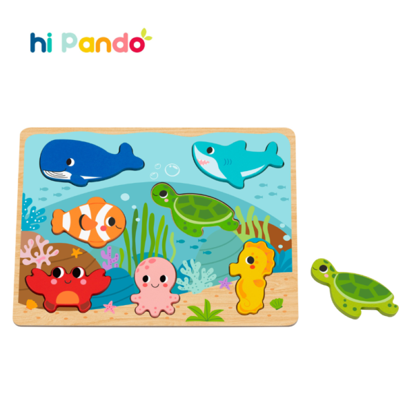 hi Pando Chunky Wooden Puzzles - Various Designs