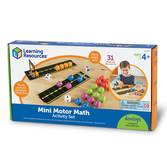 Learning Resources Mini Motor Math Activity Set