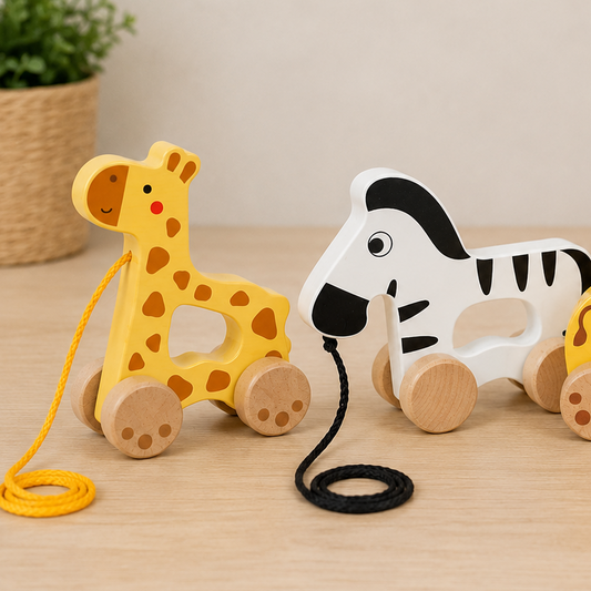Tooky Toy Pull Along Animals