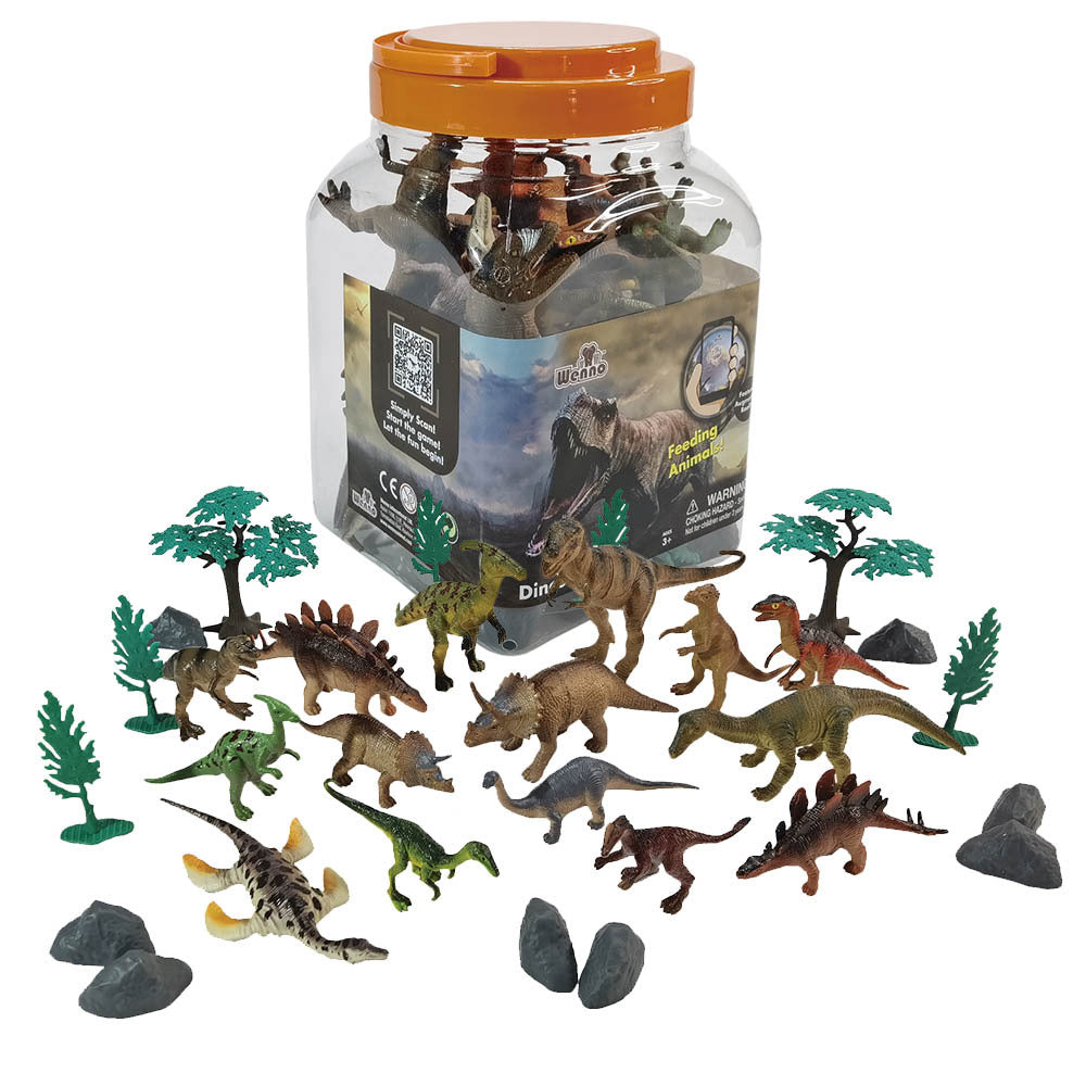 Dino Bucket Playset - 30 Piece