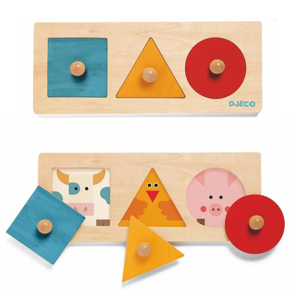 Djeco FormaBasic Wooden Puzzle
