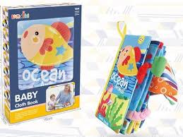 Sensory Baby Cloth Book - Various Designs