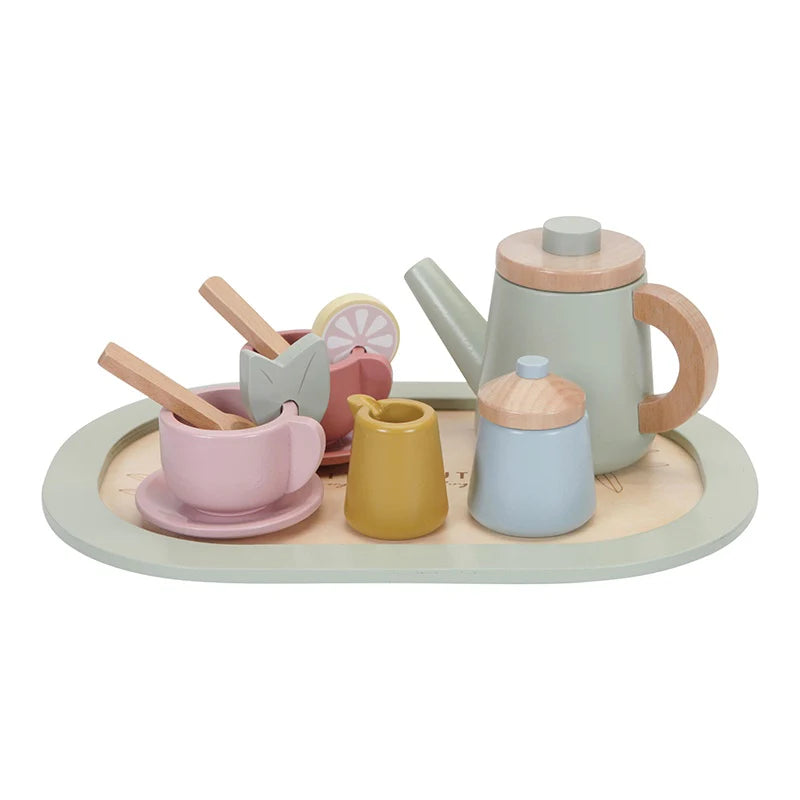 Little Dutch wooden Tea Set Multicolour