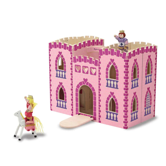 Melissa & Doug Fold and Go Wooden Princess Castle
