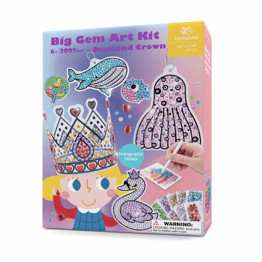 TookyToy Big Gem Art Kit- Diamond Crown