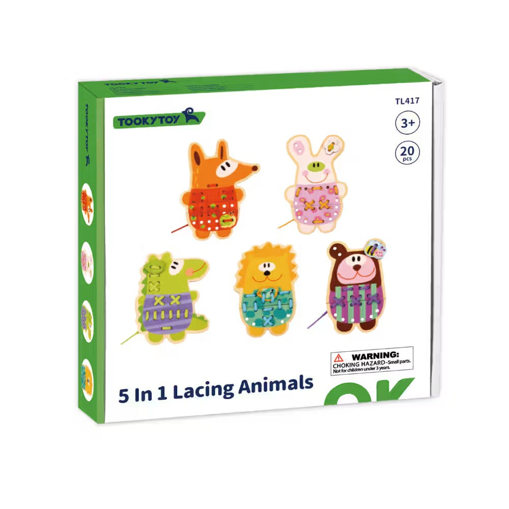 TookyToy Lacing & Threading Animals