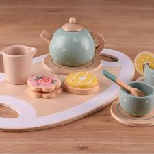 Kabi Wooden Afternoon Tea Set