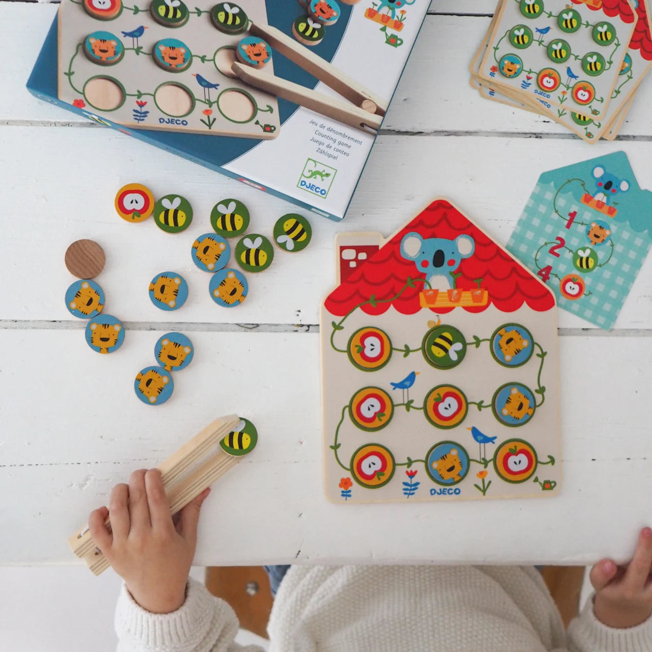 Djeco Pinstou Counting Game