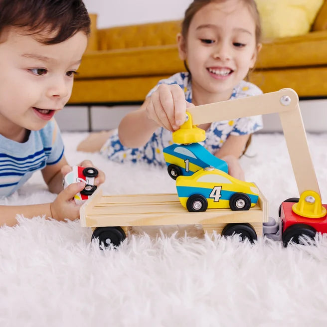 Melissa & Doug Magnetic Car Loader