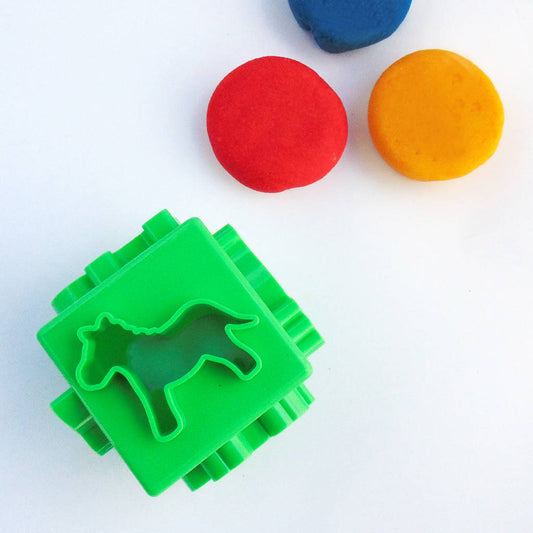 Cube shaped Dough Cutter - Jungle