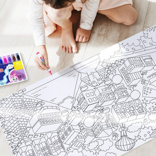 Tookyland Large Colouring Poster