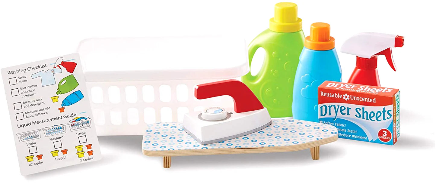 Melissa & Doug Laundry Basket Playset