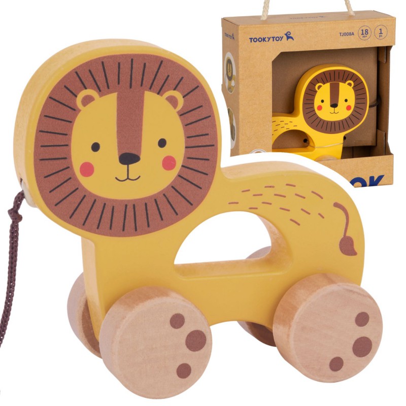 Tooky Toy Pull Along Lion