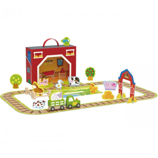 Tooky Toy Farm Play Box
