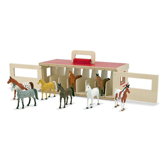 Melissa & Doug Take-along Show Horse Stable