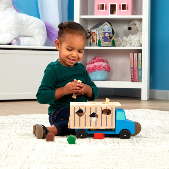 Melissa & Doug Shape Sorting Dump Truck