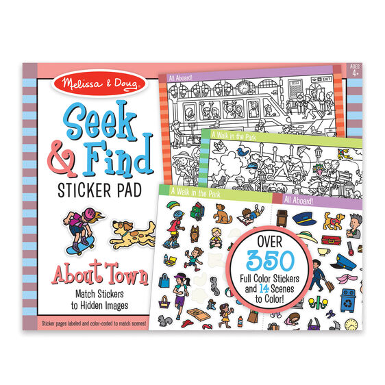 Melissa & Doug Seek & Find Sticker Pad
