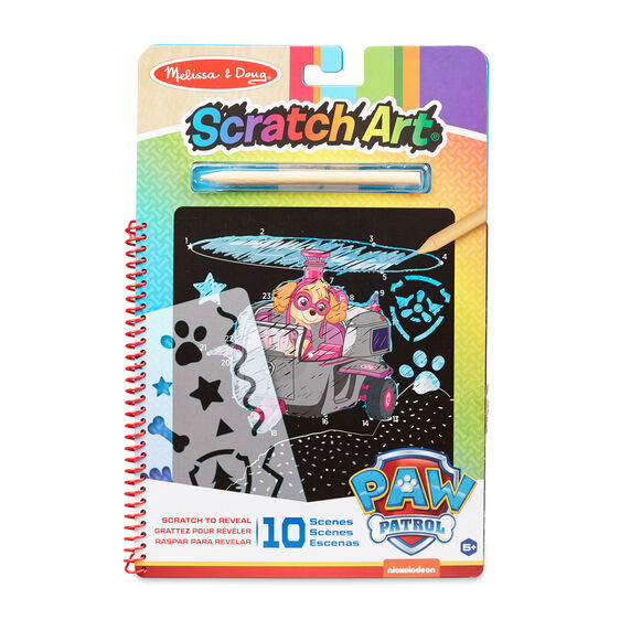 Melissa & Doug Paw Patrol Scratch Art Pad