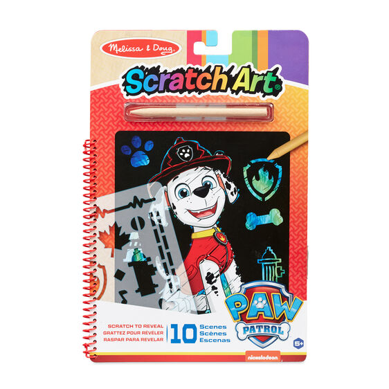 Melissa & Doug Paw Patrol Scratch Art Pad
