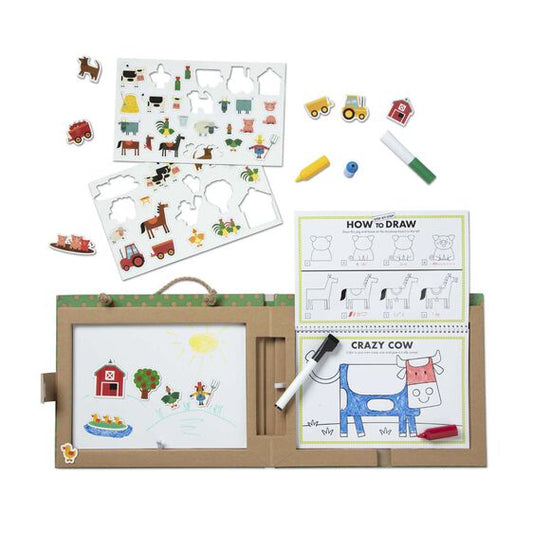 Melissa & Doug Play, Draw, Create Reusable Drawing & Magnet Kit