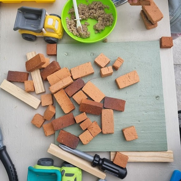Real Brick House with Play Safe Cement