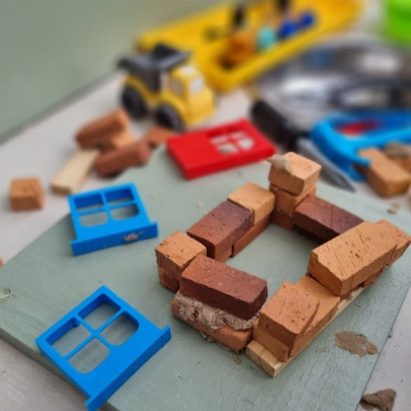 Real Brick House with Play Safe Cement