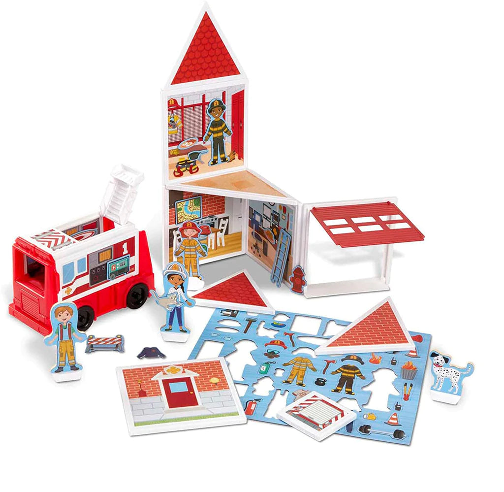 Melissa & Doug Magnetivity Fire Station