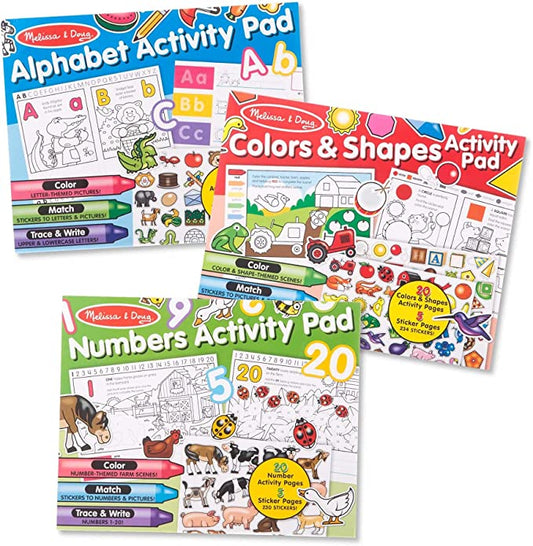 Melissa & Doug Educational Activity Pads