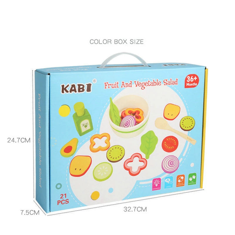 Wooden Salad Set