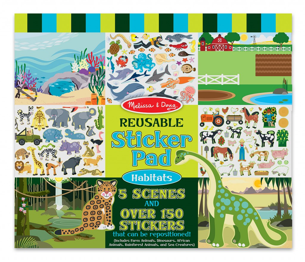 Melissa & Doug Reusable Sticker Pad