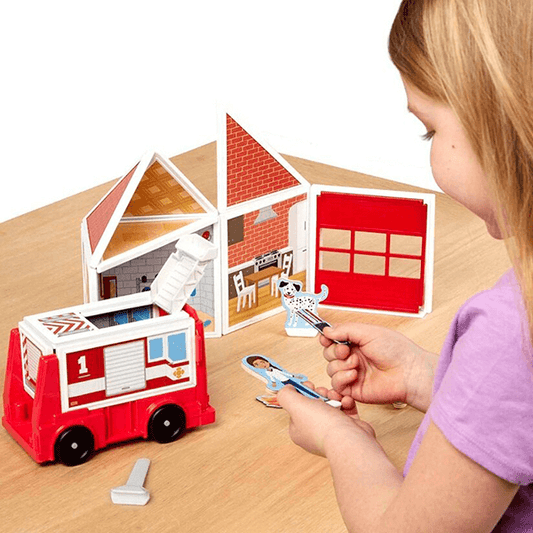 Melissa & Doug Magnetivity Fire Station