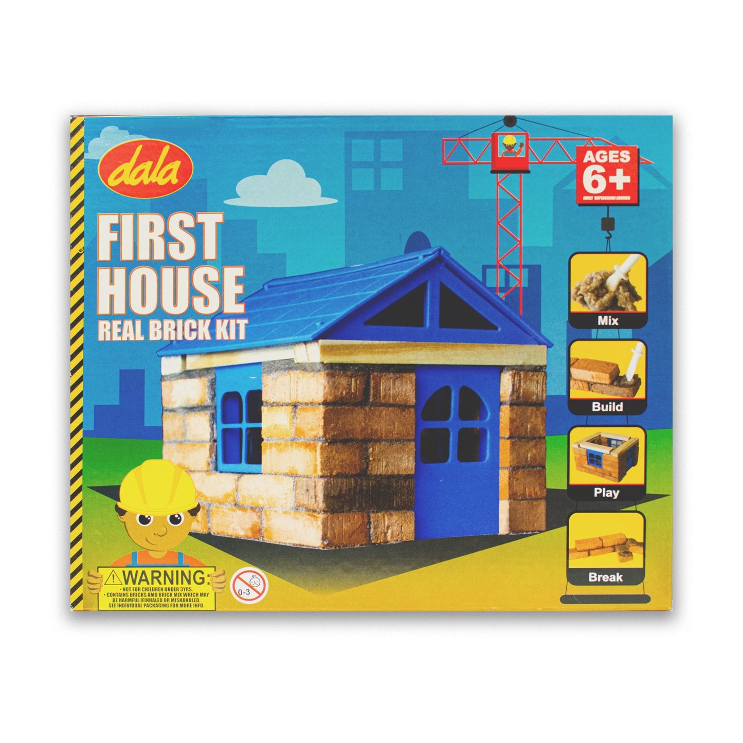 Real Brick House with Play Safe Cement