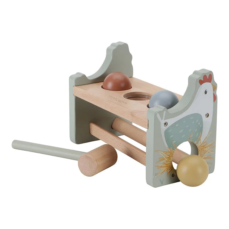 Little Dutch Pounding Bench With Rolling Balls