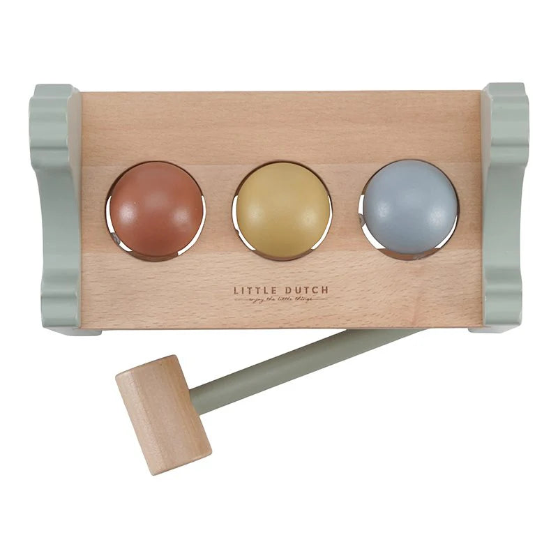Little Dutch Pounding Bench With Rolling Balls