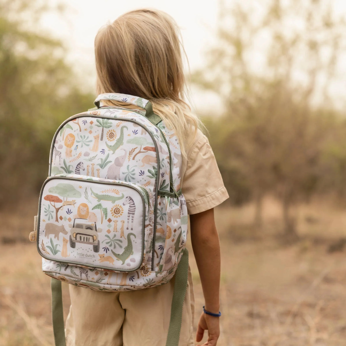 Little Dutch Backpack Safari Friends 35cm