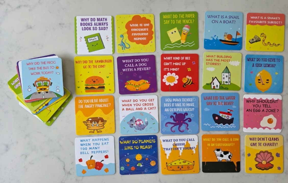 Lunch Box Joke Cards