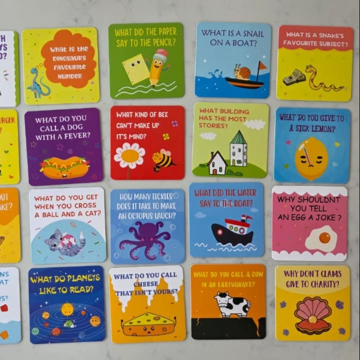 Lunch Box Joke Cards