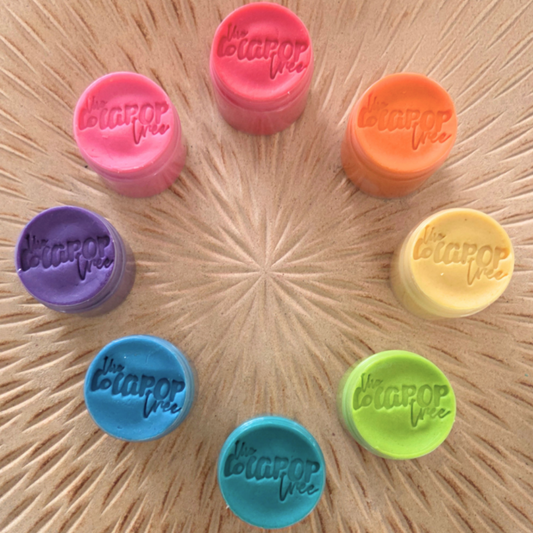 The Lollipop Tree Petite Playdough Pots (85g) - Various Colours