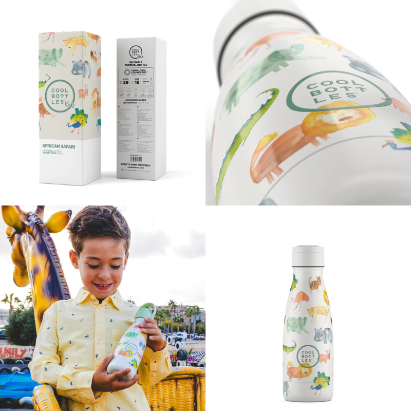 Cool Bottles Kids Triple-Insulated Water Bottle 260ml