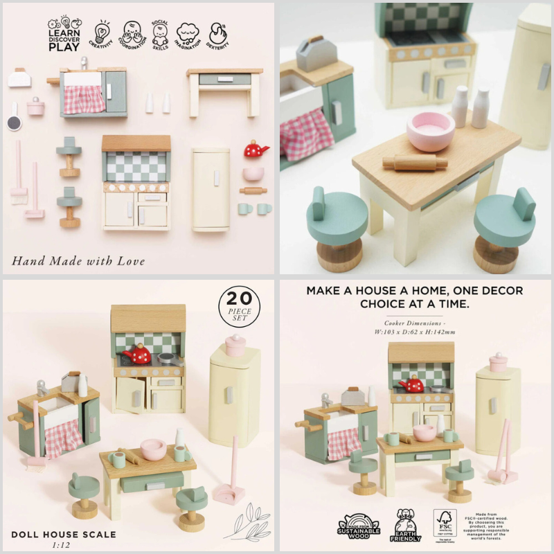 Le Toy Van Dolls House Furniture - Various Designs