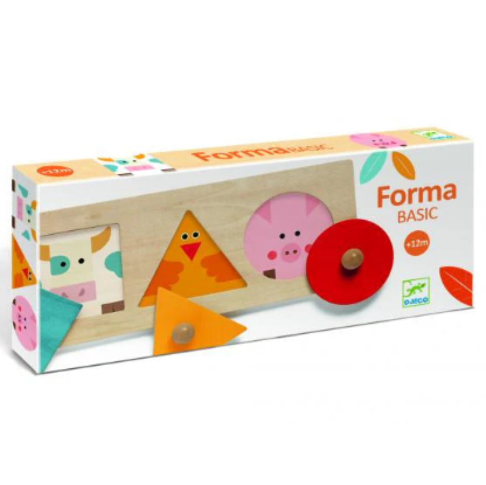 Djeco FormaBasic Wooden Puzzle