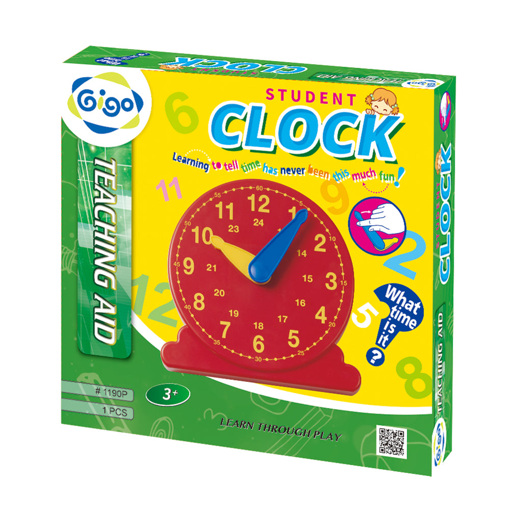 Gigo Student Clock Retail Box - 13cm